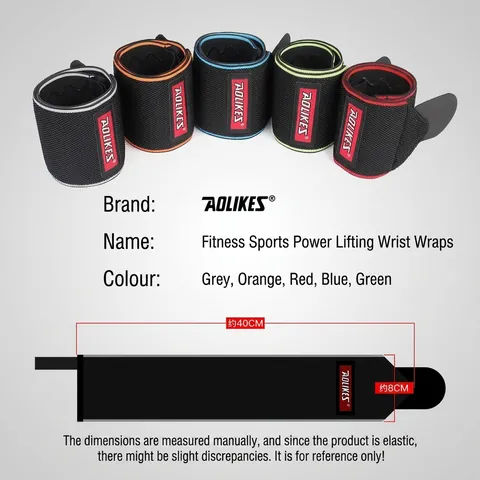 Adjustable Sports Wristband With Silicone Anti-slip Strip Thumb Loop Breathable Compression Wrist Wrap For Fitness Basketball