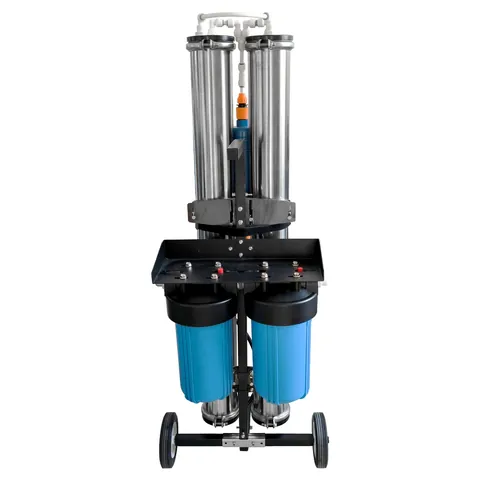 Système de Filtration d'Eau Déionisée RO Portable en Acier Inoxydable Chariot de Nettoyage de Fenêtres et Voiture
