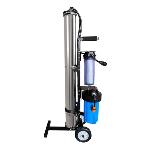 Portable Stainless Steel RO DI Water Filtration System for Outdoor Window Car Cleaning Mobile Spot-free Purification System