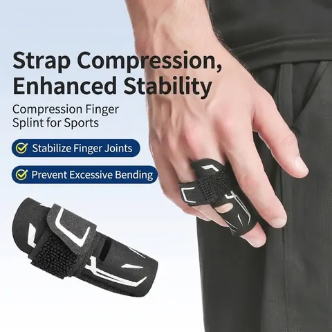 Professional Basketball Finger Sleeve Adjustable Compression Sports Finger Protector Guard for Volleyball Gym Fitness Arthritis Support Wrap for Men Women
