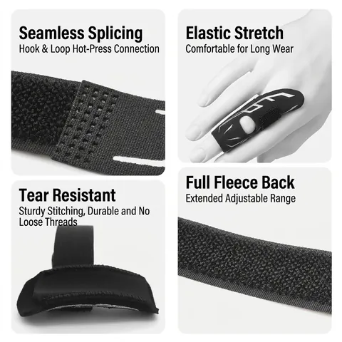Professional Basketball Finger Sleeve Adjustable Compression Sports Finger Protector Guard for Volleyball Gym Fitness Arthritis Support Wrap for Men Women
