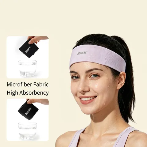 Bandeau De Sport Professionnel Pour Hommes Femmes Bandeau Anti-transpiration Antidérapant En Silicone Bandeau Élastique Respirant En Nylon Tricoté Accessoires De Fitness De Yoga De Course