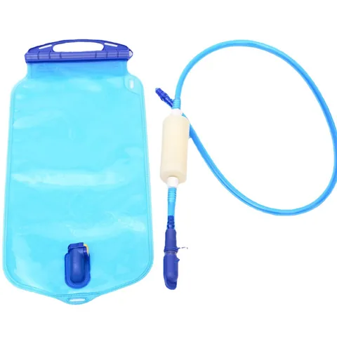 Sac Filtrant à Eau par Gravité Portable Extérieur Camping Système de Purification Avec Membrane UF Plastique Filtration Fibre Creuse Pour Randonnée Survie Urgence