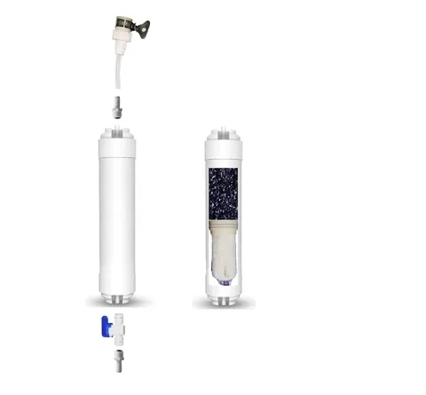 Système de Purificateur d'Eau Extérieur Portable pour le Camping et la Randonnée Filtre à Charbon Actif Kit de Filtration