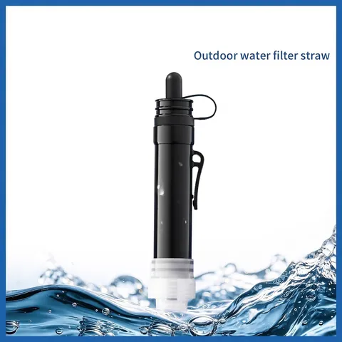 Cannuccia Filtro Acqua Portatile Equipaggiamento Sopravvivenza Per Campeggio Escursionismo Depuratore Acqua a Membrana