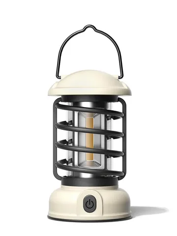Retro LED Camping Lantern Portable Vintage Style Outdoor Tent Hanging Light ABS Metal Stepless Dimming Emergency Lamp For Camping Hiking