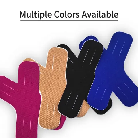 X-Shaped Pre-cut Kinesiology Tape Elastic Fabric Support Bandage For Muscle Joints Knees Shoulder Sport Kinesio Patch