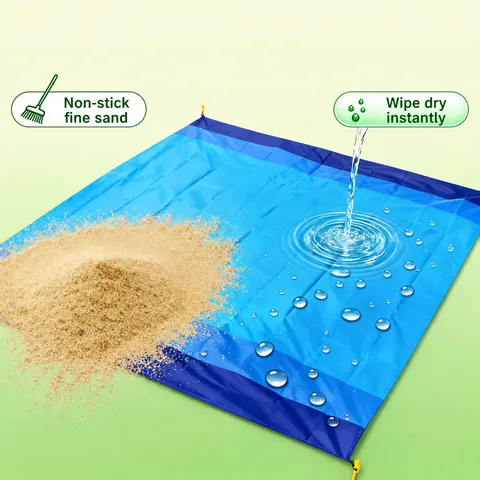 Waterdichte Outdoor Strandmat Draagbare Camping Picknickdeken Vochtbestendig Oxford Doek Reizen Opvouwbare Zandvrije Mat