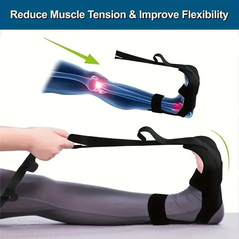 Correa de Yoga Ajustable para Estiramiento de Ligamentos Cintura de Flexibilidad de Piernas para Ejercicios de Terapia
