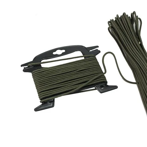 Enrouleur de Corde Extérieur Portable Organisateur de Cordon en Plastique PP Forme d'Échelle pour Rangement Câbles Tente