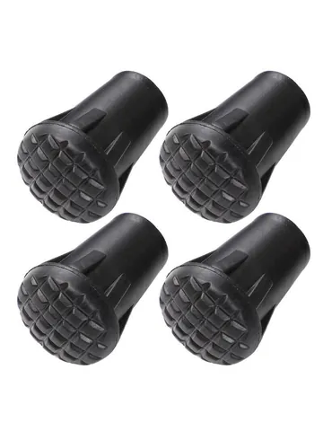 Universal Trekking Pole Foot Cover PVC Wear Resistant Anti Slip Tip Protector For Outdoor Hiking Walking Stick Replacement Head