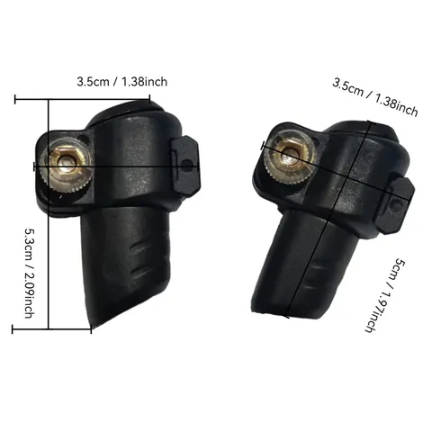 Fibbia con Bloccaggio Esterno per Bastoncini da Trekking Parti di Ricambio per Bastoni da Passeggio Outdoor Accessori Clip
