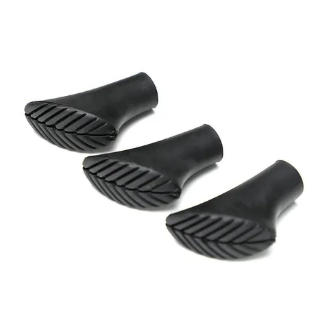 Anti-Slip Rubber Trekking Pole Tip Protector Replacement Horse Hoof Shape Walking Stick Foot Cover For Hiking Outdoor
