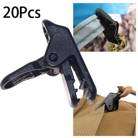 Clip per Tenda Rinforzate in Nylon Clip a Coccodrillo Pesanti Morsetti per Teloni Antivento Per Accessori di Fissaggio Campeggio All'aperto