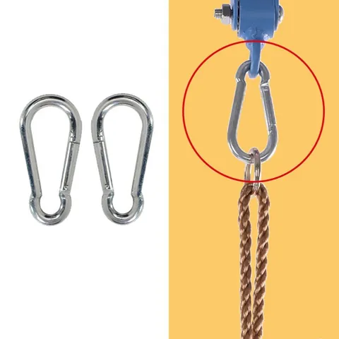 Gegalvaniseerd IJzeren Snaphaak Karabijnhaak Veersluiting Voor Schaduwnet Outdoor Camping Zware Verzinkte IJzeren Verbindingsgesp