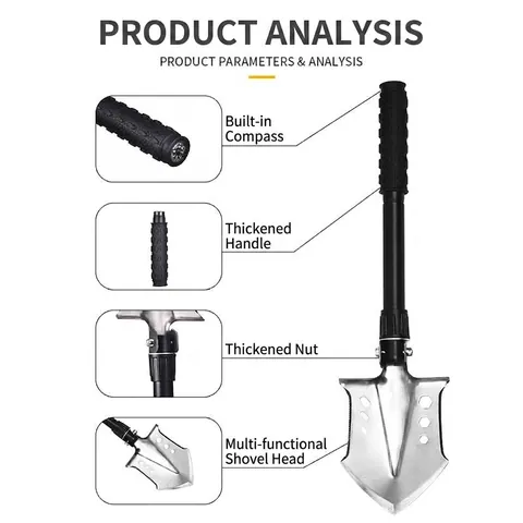 Multifunktionaler Klappspaten Robuster Manganstahl Entrenching Tool Für Outdoor Camping Wandern Angeln Survival Ausrüstung