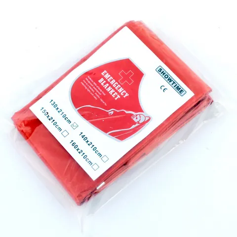 Coperta Termica di Sopravvivenza di Emergenza per Esterni Impermeabile Antivento Riflettente Coperta Spaziale di Soccorso