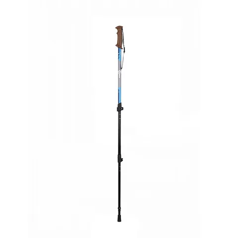 Bastone da Trekking Telescopico Portatile in Lega di Alluminio Per Escursionismo All'aperto Impugnatura Antiscivolo Bastone da Passeggio