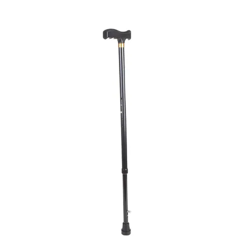 Bastoncino da Trekking Telescopico in Lega di Alluminio Bastone da Passeggio Regolabile Antiscivolo Con Punta per Ghiaccio Per Anziani