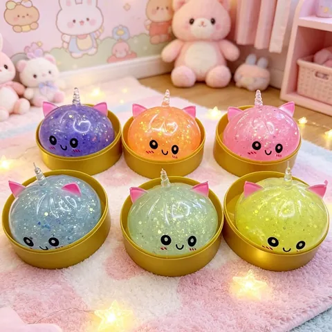Giocattolo Squishy a Forma di Raviolo Giocattolo Antistress Fidget Con Vaporiera Portatile Giocattolo Divertente Per Bambini E Adulti