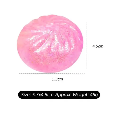 Παιχνίδι Squishy Ψωμάκι με Χρυσόσκονη για Ανακούφιση από το Στρες με Μίνι Ατμομάγειρα Προσομοίωση Φαγητού για Παιδιά Ενήλικες
