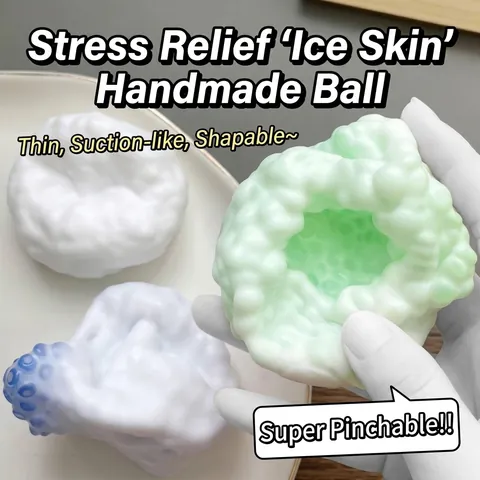 Giocattolo Squishy Fatto a Mano in PVC Morbido Sfera di Decompressione Antistress Sensoriale per Ufficio Scuola Casa Adulti