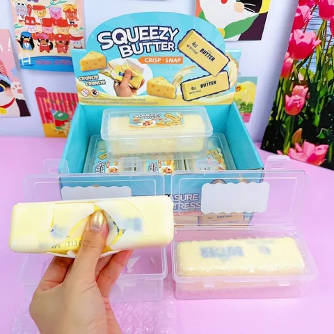 Simulation Butter Stick Slow Rebound Squishy Toy Simulation Food Stress Relief Toy Sensory Decompression Toy For Kids Adults