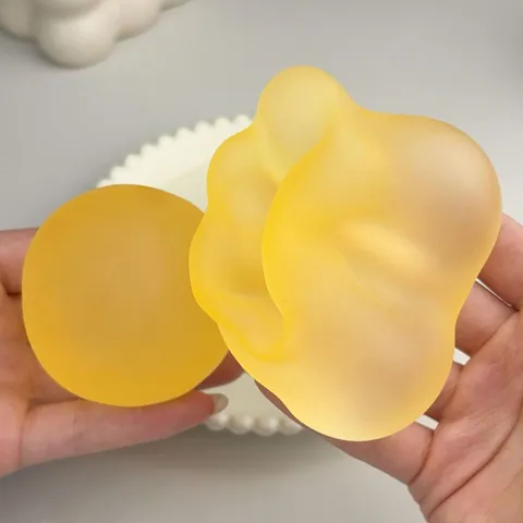 Palla Squishy Modellabile Smerigliata Giocattolo Antistress Con Olio di Cocco Traslucido Giocattolo Sensoriale di Decompressione per Ufficio Casa