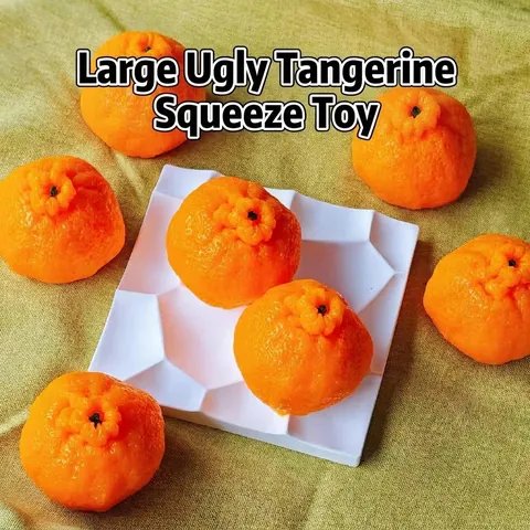 Simulation Orange Squishy Jouet Anti-stress Dekopon Fruit Presse Jouet Doux TPR Matériel Décompression Cadeau Adulte Enfant