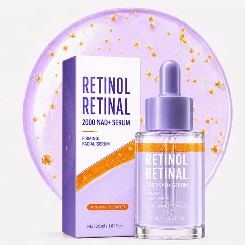 Retinol Retinal NAD+ Straffendes Gesichtsserum Anti Aging Hautpflege Essenz Für Falten Feine Linien Glatte Haut Reparatur