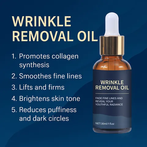 Retinol Anti-Wrinkle Face Essential Oil With Caffeine For Fine Lines Removal Firming And Brightening Face Skin Care Oil
