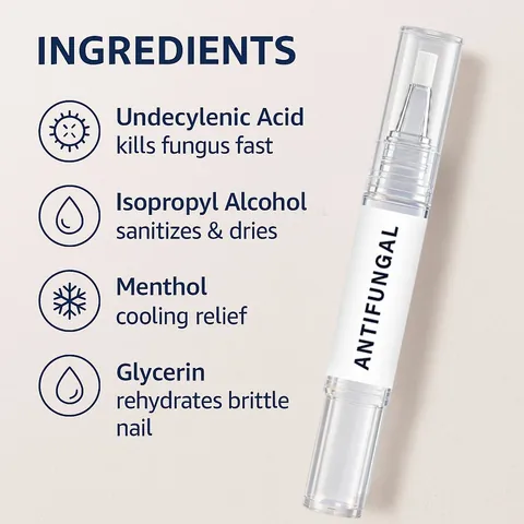 Toenail Fungus Repair Pen Antifungal Treatment Essence Onychomycosis Care Solution Restore Healthy Toenails Fast Drying Formula