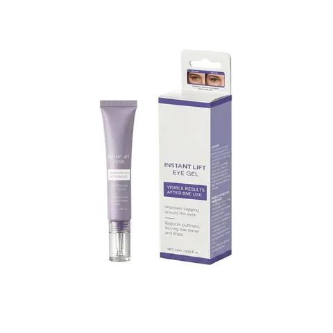 Instant Lift Eye Gel With Caffeine Hyaluronic Acid For Dark Circles Puffiness Wrinkles Fine Lines Firming Skin Care Unisex