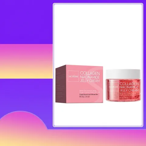 Sauvasine Collagen Niacinamide Jelly Cream 50g Moisturizing Brightening Firming Face Gel Cream Skin Care For Women