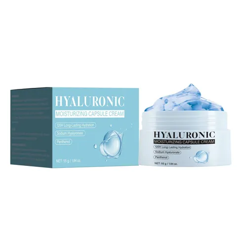 Hyaluronic Acid Capsule Face Cream Moisturizing And Hydrating Skin Care Cream For Women Beauty Facial Treatment