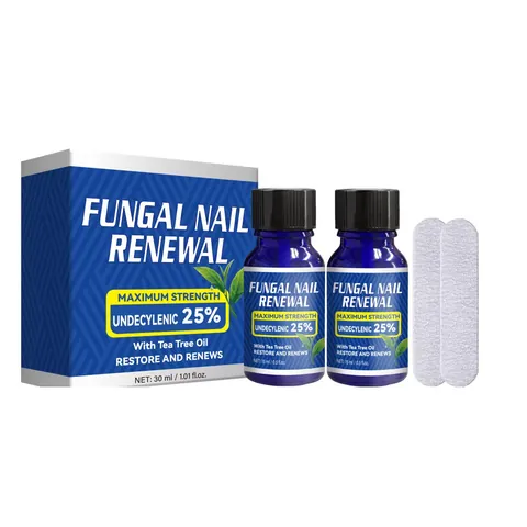 Trattamento Professionale per la Riparazione delle Unghie Antifungino Con Acido Undecilenico e Olio di Tea Tree Set