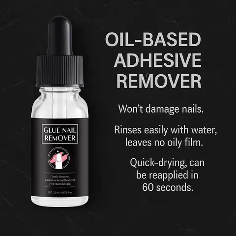 Gentle Nail Glue Remover Professional Liquid Softener Transparent Glue Remover For False Nails And Extension Gel