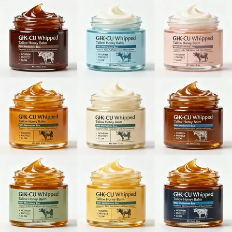 GHK-CU Whipped Tallow Honey Balm Repair Cream Deep Moisturizing Nourishing Skin Care Face Moisturizer For Daily Use