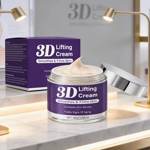3D Lifting Face Cream Firming Anti-Aging Skin Density Enhancement Smoothing Facial Moisturizer Night Cream For Women Men