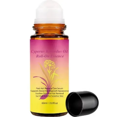 Essence à Bille à l Huile de Cyperus Rotundus Huile de Souchet pour Soin Après Épilation Sérum Apaisant pour le Corps