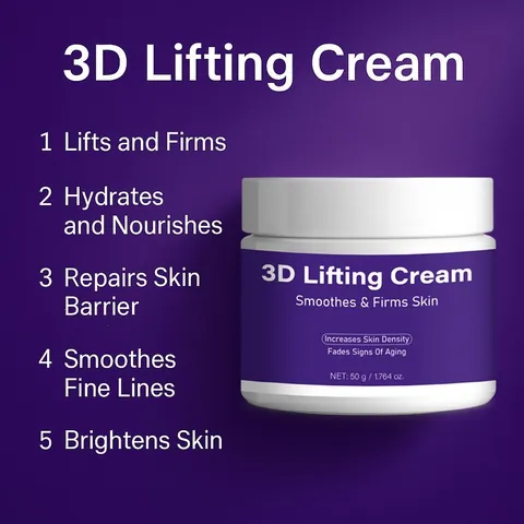 3D Lifting Cream For Face Firming And Tightening Moisturizer Anti Aging Skin Care Cream For Women And Men