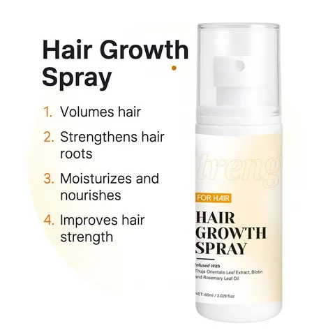 Biotin Hair Growth Spray With Rosemary Oil For Hair Strengthening And Scalp Nourishing Daily Hair Care Treatment Spray
