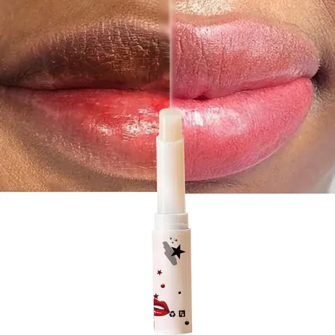 SAUVASINE Brightening Lip Balm For Dark Lips Moisturizing Lip Care Lighten Lip Lines Repair Dry Lips Exfoliating Lip Balm Women Men