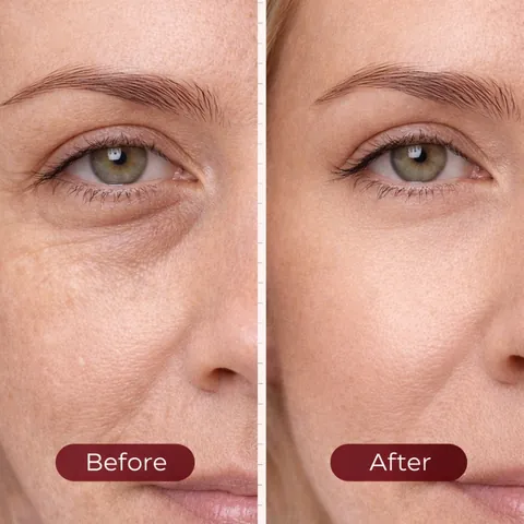 Instant Fast Eye Tightener Cream With Applicator Brush Temporary Eye Bag Remover Firming Lifting Smoothing Serum Eye Care