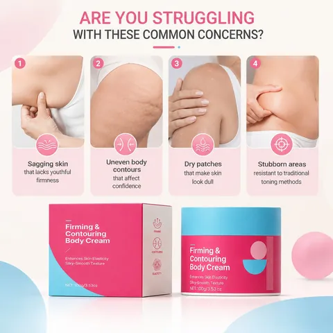 Firming And Contouring Body Cream For Skin Elasticity And Smooth Texture Moisturizing Body Care For Women Daily Use Skincare