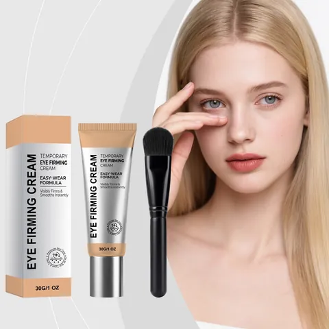 Temporary Eye Firming Cream Moisturizing Smoothing Fine Lines With Application Brush For All Skin Types Eye Skin Care