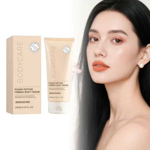 Power Peptide Firming Body Cream With Matrixyl 3000 Ceramides And Hyaluronic Acid For Skin Smoothing Lifting And Hydrating Daily Care