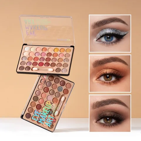 Julystar Palette de Fards à Paupières 36 Couleurs Mat Miroitant Paillettes Haute Pigmentation Waterproof Longue Durée Palette Maquillage