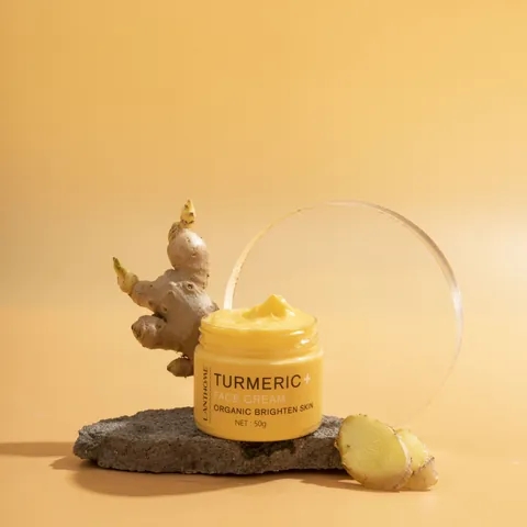 Turmeric Face Cream For Skin Brightening Moisturizing Skin Care Facial Cream For Dark Skin Repairing Turmeric Extract Organic Cream