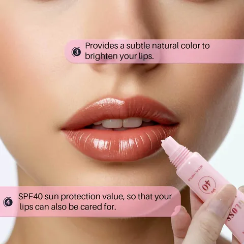High Glow Gloss Lippenbalsem Met SPF 40 Zonbescherming Hydraterend Vochtinbrengend Herstellende Lipverzorging Vanillegeur